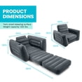 thumbnail image 3 of INTEX Fauteuil-Lit Gonflable Escamotable/matelas Pneumatique Format Simple (Lot de 2), 3 of 8
