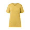 thumbnail image 5 of Women's Fashion Deep V Neck Short Sleeve Tops - Solid Color, Polyester Blend, Slim Fit, Perfect for Daily and Party Wear, 5 of 5