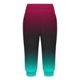 thumbnail image 4 of Yuyuzo Womens Capri Pants High Waisted Drawstring Sweatpants Running Gym Cropped Trousers with Pockets, 4 of 6