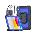 thumbnail image 1 of Case for iPad (A16) 11th Generation 11 Inch 2025, iPad 10th Generation 10.9 inch 2022, Shockproof Protective Cover with Screen Protector, Rotating Stand, Hand/Shoulder Strap, Stylus Pen, 1 of 7