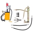 thumbnail image 3 of Grease Tool Coupler, Grease Tool Nozzle Kit 4 Claw Joint Flexible Nozzle Oxidation Resistant  for Air Compressor Grease Pump, 3 of 7