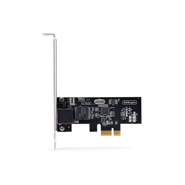 StarTech.com Carte Réseau NBASE-T PCIe 1-Port, Interface Réseau Informatique, Intel I225-V, Ethernet Port Unique, Multi-Gigabit NIC (PR12GI-NET) - Adaptateur Réseau - Profil Bas PCIe 2.0 - 10/100/1000/2500Base-T x 1 - Noir