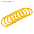 thumbnail image 4 of Unique Bargains 6cm Plastic Carnival Ringtoss Rings Hoop Party Favor Game, Yellow 24 Pack, 4 of 5