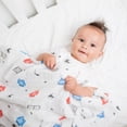 thumbnail image 2 of Lulujo - Baby Muslin Cotton Swaddle Blanket, Nursing/Stroller Cover, 2 of 5