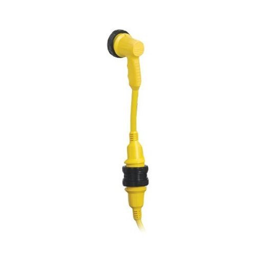 Adaptateur de Cordon d'Alimentation Maro 1RPC50RV de la Connexion Droite à la Connexion à Angle Droit; avec Collier de Verrouillage Fileté; avec Poignée