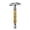 Gold, variant on Amdohai 1PC Double Edge Safety Razor with Long Natural Rotatable Handle Shaving Razor Alloy Scalloped Bar Double Edge Safety Razor Shaving Open Comb Head for Men Barber Male Home Use Shaving Tools