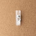 thumbnail image 4 of Quartet Mini Punaises à Peg Pour Murs et Tableaux D'Affichage, Transparentes, Lot De 10, 4 of 6