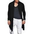 thumbnail image 1 of Cardigan Tricoté pour Hommes Manches Longues Décontracté Ajusté Veste Pull Pardessus, 1 of 2