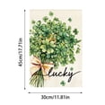 thumbnail image 5 of St. Patricks Day St. Patrick's Day Garden Flag Four Leaves, 5 of 5