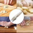 thumbnail image 2 of Stainless Steel Garlic Crusher Manual Mincer for Cooking Kitchen Home Restaurant Easy Peeler Tool, 2 of 7