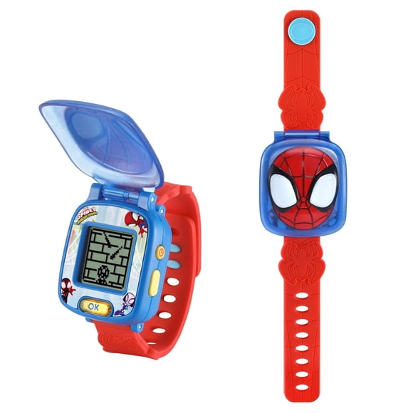 VTech Spidey and His Amazing Friends Spidey Learning Watch with Games and Time Tools - French Version