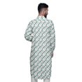thumbnail image 4 of Atasi Kurta Asymétrique en Rayonne pour Homme, Kurta Chemise Longue Décontractée Imprimée, 4 of 6