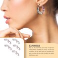 thumbnail image 3 of fastboy 10pcs Ear Clip Converters Earring Accessories Handmade Fashionable Handheld Findings Turn Any Post Studs Into Clip-On Earrings Type15, 3 of 6