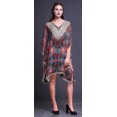 thumbnail image 4 of Phagun Femmes Courte Plage Caftan Beachwear Bikini Coverup Midi Robe-S-L, 4 of 6