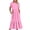 Hot Pink, variant on Sentmoon Work Dresses for Women 2025 Plus Size Short Sleeve Prom Dresses for Women Solid Color Loose Crew Neck Beach Dresses for Women with Pockets Summer for Business Travel Beige M