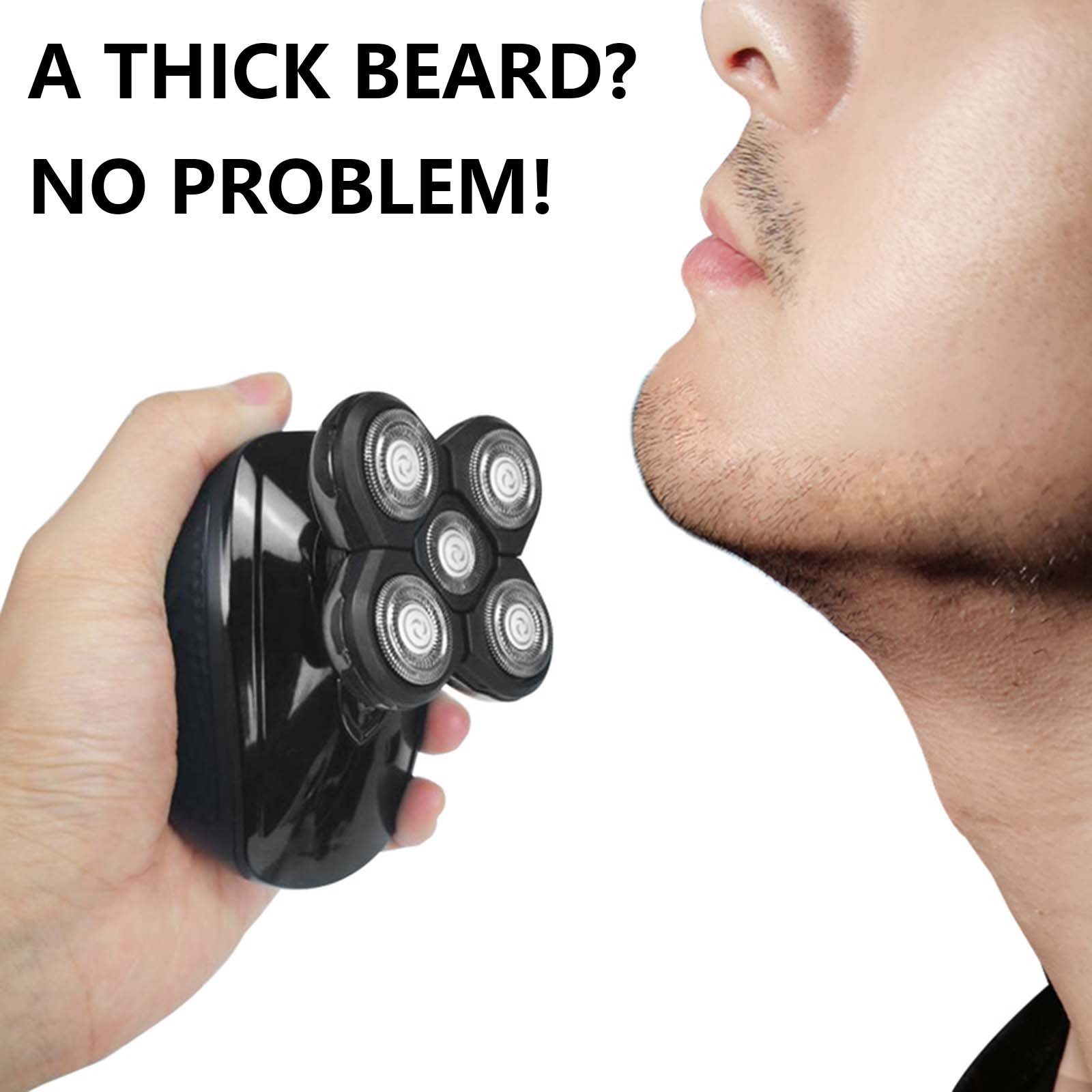 TopLLC Shaver With Shaver Head, Electric Shaver, Water Washing And Shaving Blade, 5 Blade a Shaver