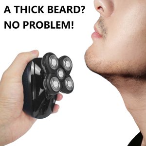 TopLLC Rasoir avec tête de rasoir, rasoir électrique, laver à l'eau et la lame de rasage 5 Blade un rasoir