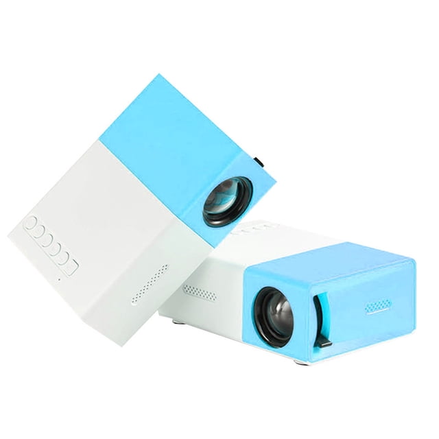 EGNMCR Projecteur Nouveau 1080P Cinéma Maison USB HDMI AV Mini Portable HD LED Projecteur Mini Projecteur