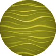 thumbnail image 1 of Ahgly Company Machine Washable Indoor Square Transitional Olive Green Area Rugs, 3' Square, 1 of 7