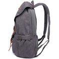 thumbnail image 3 of KAUKKO School Travel backpack for university flexible with laptop for 15",22L(Canvas Grey2pc), 3 of 5