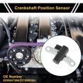 thumbnail image 2 of Unique Bargains 1 Pc No.2375000Q0J Crankshaft Position Sensor for RENAULT Clio 1.5 dCi 2005-2012 Sturdy Car Engine Crank CKP Sensor, 2 of 2