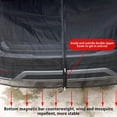 thumbnail image 3 of Car Tailgate Mosquito Net Magnetic Car Tailgate Awning Nylon Rear Windshield Sunshade Rear Tent Sunshade Screen Trunk Privacy Protection Mesh Curtain with Two-way Zipper for SUV, 3 of 7