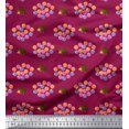 thumbnail image 1 of Soimoi Poly Georgette Fabric Balloon & Hedgehog Kids Print Fabric by Yard 52 Inch Wide, 1 of 3