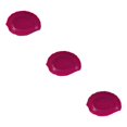 thumbnail image 1 of kurtrusly Snack Tray Candy Plate Fruit Basket Simulation Lifelike Leaf Space Saving Kitchen Gadget Party Accessory Decoration Rose Red 3Set, 1 of 6