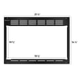 thumbnail image 1 of Contoure Trousse de Garniture pour Four à Micro-Ondes RV-TRIM9B à Utiliser avec le Modèle de Four à Micro-Ondes RV-980B; Largeur 21-1/2 Po x Hauteur 14-7/8 Po; Noir; Acier Inoxydable, 1 of 2