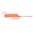 thumbnail image 4 of thinsony Tail Comb Plastic Portable Different Colors New-style Bright Exquisite Appearance Easy Installment Long Service Life Hair Picks Bone Color, 4 of 6