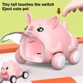 thumbnail image 4 of TIMIFIS Catapult Cars Cute Cartoons Animals Child Catapult Car Mini Inertias Rebounds Car Puzzle Parent-Child Interactive Children's Toy Car Model, 4 of 6