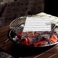 thumbnail image 4 of TIELUTT Hand Held Toaster with Heat Res Istant Handle Foldable Cooking Grill Rack For Bbq Camping and Outdoor W204 Front Grill W166 Grill Indoor Outdoor Grill with Stand Outdoor Mini Barbecue Mini Ca, 4 of 6