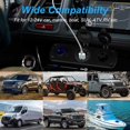thumbnail image 3 of Lighter Socket 12V/24V with Rocker Toggle Switch PD&QC3.0 USB C Outlet with LED Voltmeter Waterproof for Car Boat B, 3 of 4