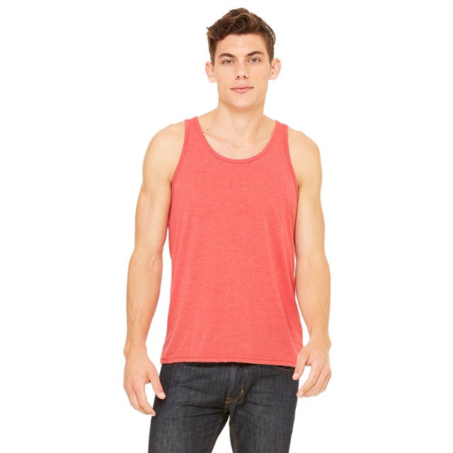 Bella + Canvas Débardeur Unisexe en Jersey - TRIBLEND Rouge - 2TG