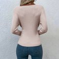 thumbnail image 4 of EGNMCR Cardigans pour Femmes, Chandails pour Femmes Mode Femmes Hiver Manches Longues Chandail Col en V Décontracté Hauts Chandail Femmes, 4 of 7
