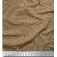 thumbnail image 1 of Soimoi Rayon Fabric Flower Artistic Printed Fabric 1 Yard 56 Inch Wide, 1 of 3