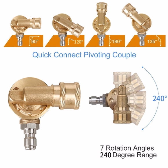 Product Washer Spray Connecting Pivoting Coupler Nozz 240 Quick Inch 1/4 Pressure Tools & Home Improvement end start# s#Product Drill Bits & Accessories Platform Competitor Title Quick Washer