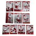 thumbnail image 4 of simhoa 10x Merry Christmas Greeting Cards Holiday Cards with Envelope - Santa, 4 of 6