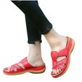 thumbnail image 4 of LSLJS Open Toe Super Soft Platform Women Summer Shoes Flat Sandals, Women's Slippers, 4 of 4