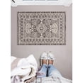 thumbnail image 4 of Vintage Hamadan Ivory & Charcoal 2' x 3' Accent Rug, 4 of 6