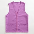 thumbnail image 1 of IMENGL Gilet d'Activité pour Postulant Adulte, Tenue de Travail de Supermarché, Multiples Poches, Violet G, Taille M-3TG, 1 of 4