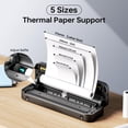 thumbnail image 2 of New A4 Portable Printer Wireless M832 for Travel Work Home Inkless Thermal Mobile Printer Support ,Easy to Operate, 2 of 5