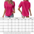 thumbnail image 2 of Chemisier Décontracté pour Femmes à Rayures Verticales, Manches Bouffantes, Style Élégant, Tenue de Vacances, 2 of 7