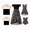Black, variant on PatPat Family Matching Outfits Mommy and Me Dresses Short Sleeve Polo Shirts Sets for Men