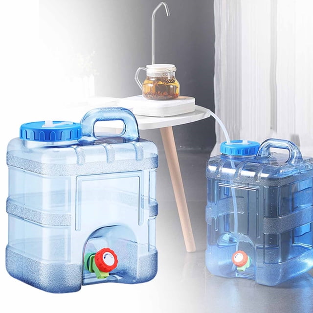 Camping Water Tank With Faucet Emergency Water Storage For Outdoor Camping Hiking