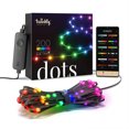 thumbnail image 1 of Twinkly Dots Guirlande Lumineuse LED Flexible Contrôlée par Application 200 RGB Fil Noir Alimentation USB, 1 of 9
