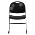 thumbnail image 3 of Chaise empilable noire de la collection Hercules de ultra-compacte Flash Furniture, 3 of 9