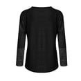 thumbnail image 4 of CEHVOM Blouse d'Été pour Femme à Manches Longues, Col Rond, à Rayures Imprimées, 4 of 6