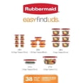 thumbnail image 3 of Rubbermaid 38 Piece Efl Red Food Storage Set, 3 of 4