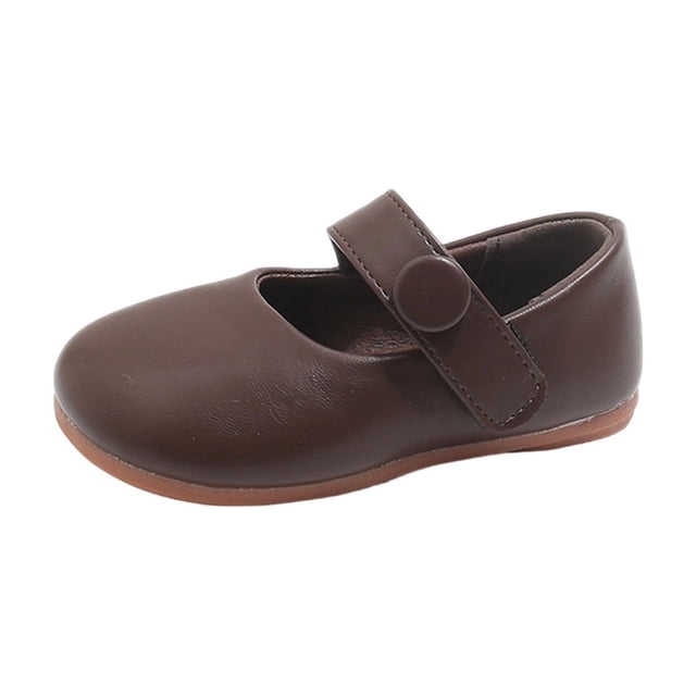 Girls Soft Sole Princess Shoes for Girls, Mary Jane Style Leather Shoes for Spring Summer